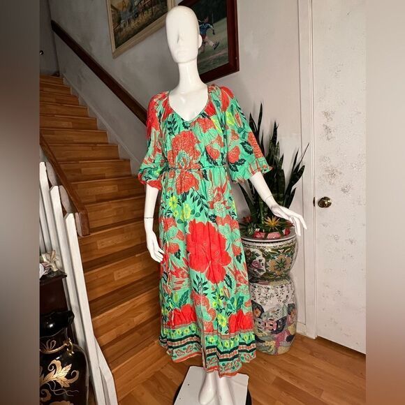 Farm x Anthropologie Poppy Print Maxi Dress - Picture 5 of 7